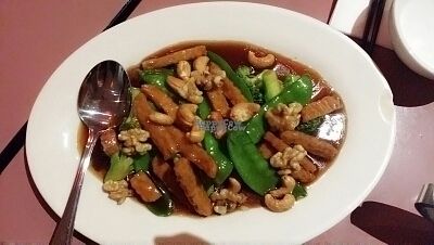 雙果炒荷豆 at Mother Chu's Vegetarian Kitchen in Sydney