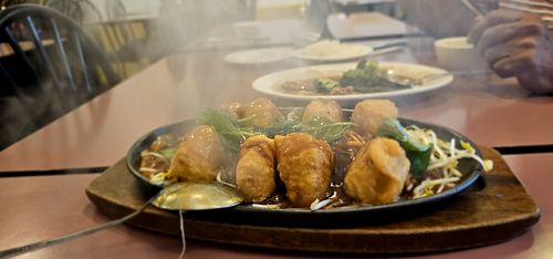 Stuffed lotus root at Mother Chu's Vegetarian Kitchen in Sydney
