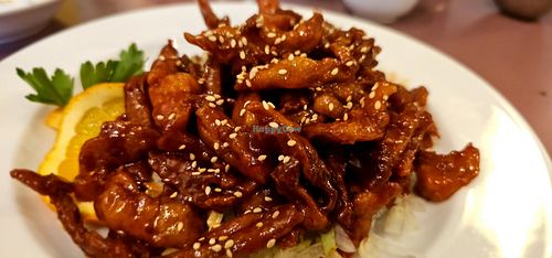 Crispy gluten at Mother Chu's Vegetarian Kitchen in Sydney
