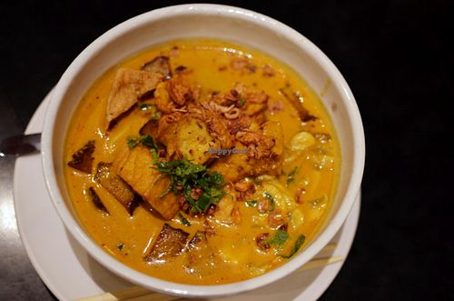 Laksa at Shakahari in Carlton