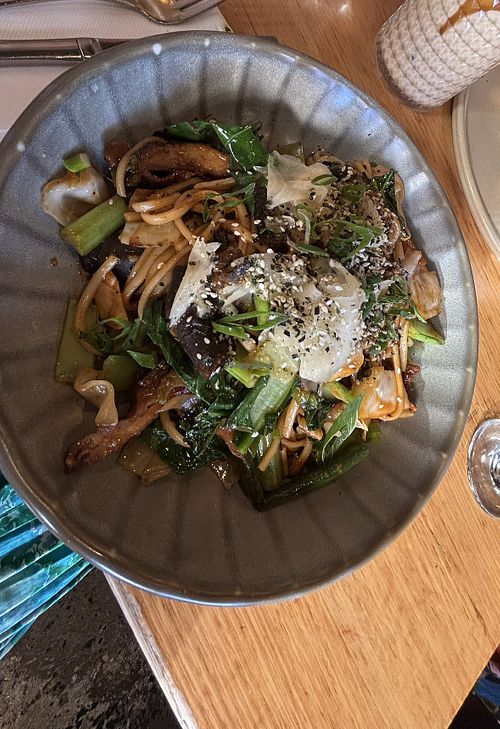 Yaki udon  at Vegie Bar in Fitzroy