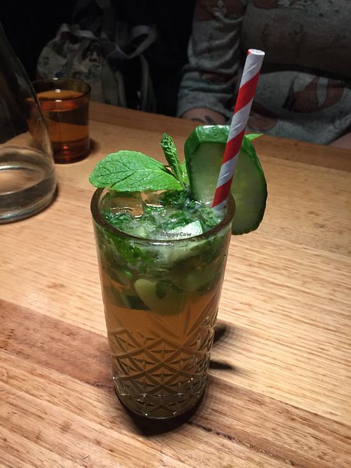 Cucumber mojito at Vegie Bar in Fitzroy