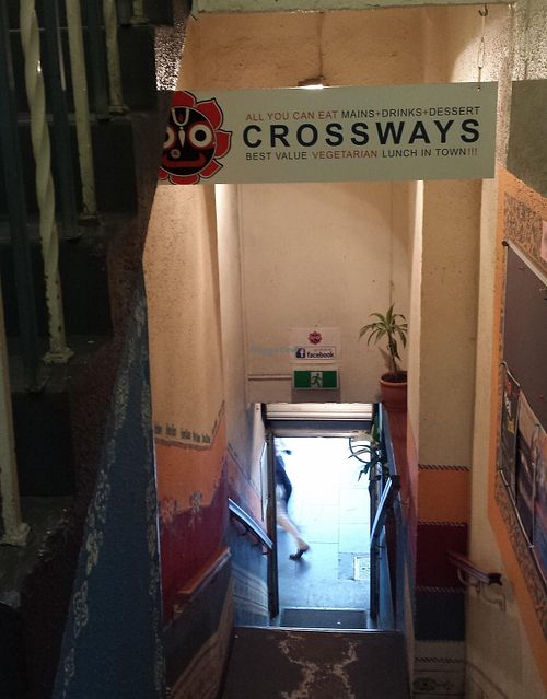 Convenient location on Swanston street, up the stairs. at Crossways in Melbourne
