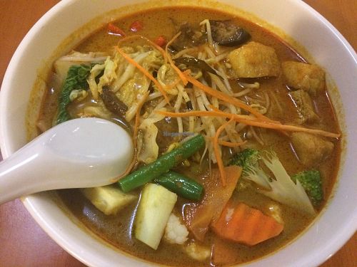 B10 Curry Laksa at Fo Guang Yuan in Melbourne