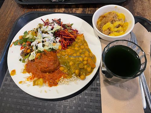 12.5$ vegan platter   at Gopals in Melbourne