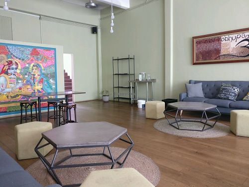 upstairs lounge area at Gopals in Melbourne