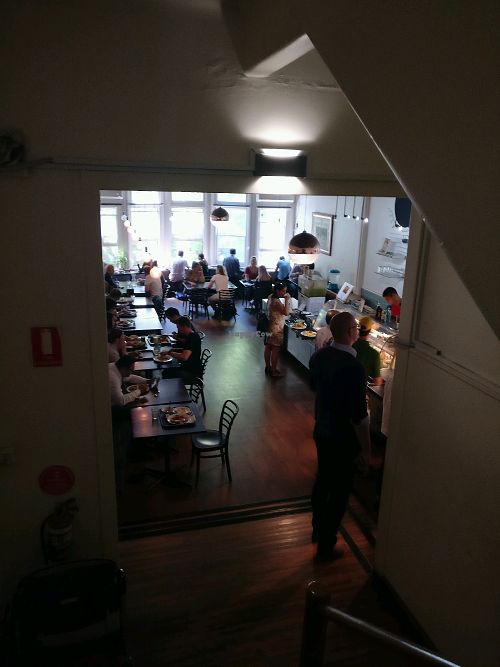 downstairs seating at Gopals in Melbourne