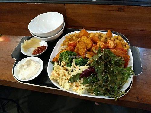 A selection of food from Tofu Shop International at Tofulicious in Richmond