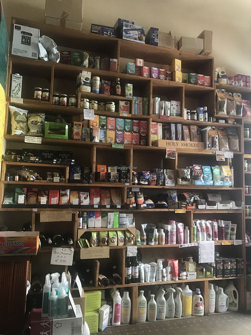 Spicy Spices shop inside the restaurant at Bio Bistro Spicy Spices in Salzburg