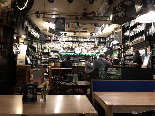 whiskey choices at Rupp's Vegetarisches Pub   in Vienna