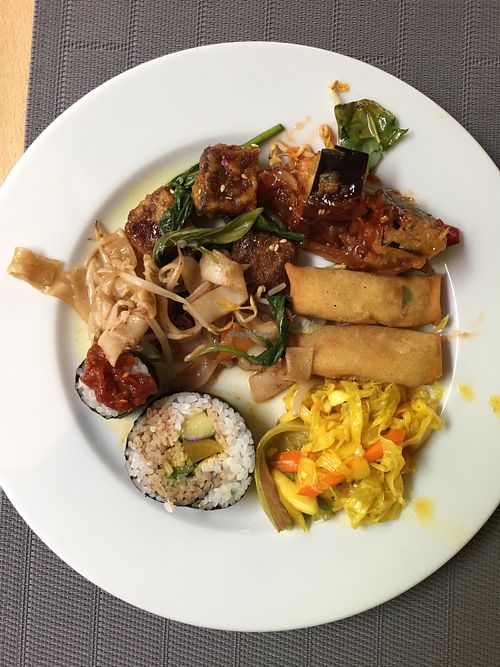 Buffet  at Vegetasia in Vienna