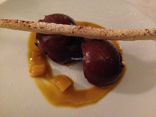 Honestly the best mousse I have ever had - chocolate and gingerbread! at Hollerei in Vienna