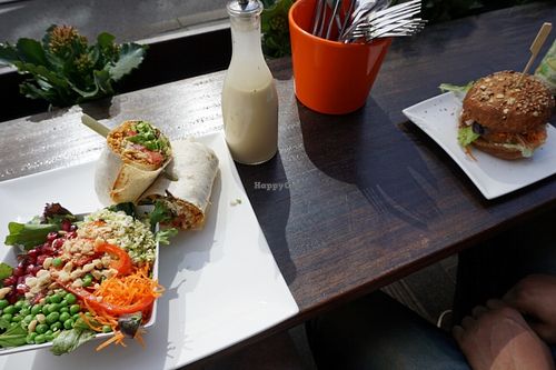 Greenway wrap and mexican burger at Greenway in Ghent