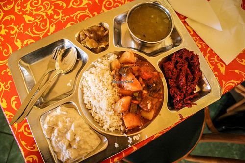 daily menu at Vegetariansky Klub Govinda - Soukenicka in Prague