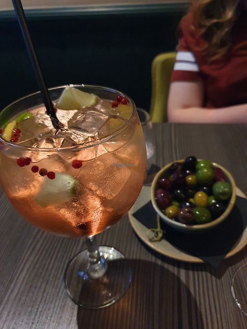 Gin cocktail - so so good at Food For Friends in Brighton