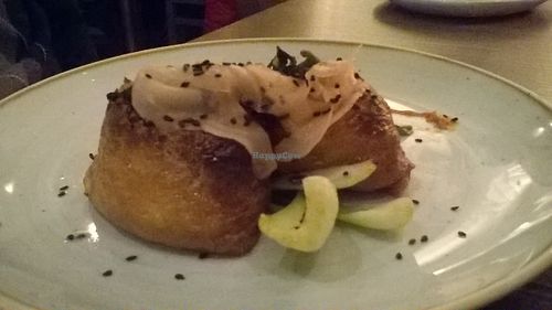 EXCELLENT Sweet tofu pockets at Food For Friends in Brighton