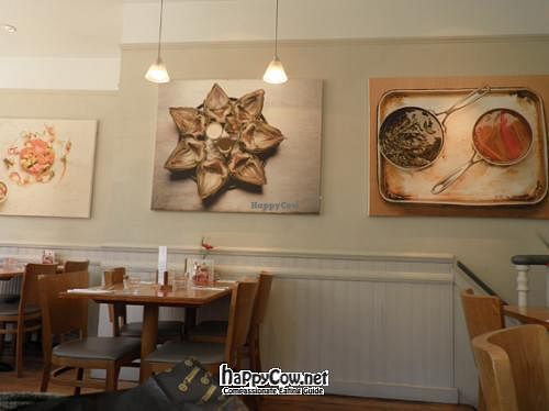 dining room (two) at Food For Friends in Brighton