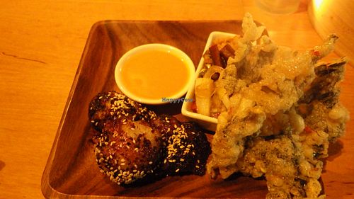 KFC (vegan)

*You gotta order these* at Terre a Terre in Brighton