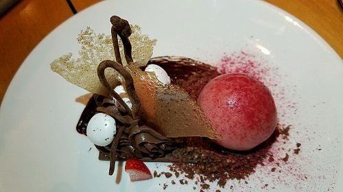 snap crackle and choc mousse at Terre a Terre in Brighton