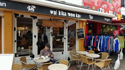 outside at Wai Kika Moo Kau in Brighton