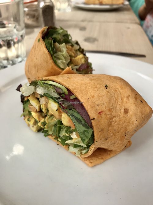 Veggie wrap at Wai Kika Moo Kau in Brighton