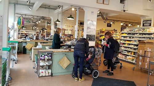 inside the store at Infinity Foods in Brighton