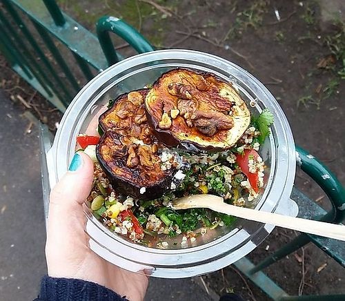 Aubergine pot at Arjuna Wholefoods Ltd in Cambridge