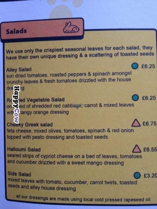 Salads!!!! at Alley Cafe Bar in Nottingham