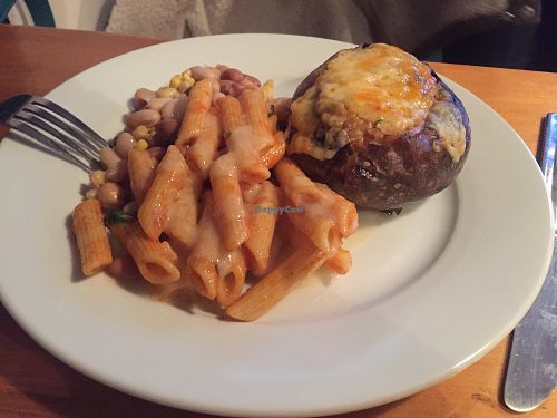 Baked potatoes at The Good Life Wholefood Restaurant in Shrewsbury
