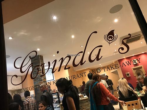 store front at Govinda's in London