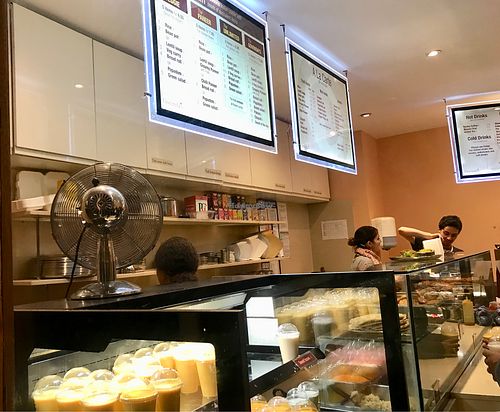 inside at Govinda's in London