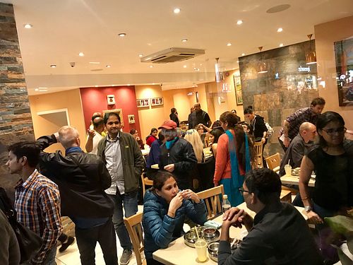 inside at Govinda's in London