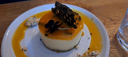 Passionfruit cheesecake at Mildreds - Soho in London