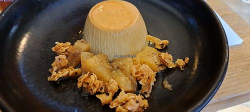 Chai panna cotta at Mildreds - Soho in London