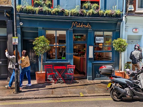 Outside of Mildreds - Soho at Mildreds - Soho in London