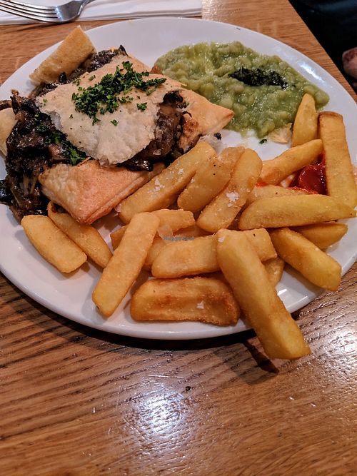 Mushrooms pie  at Mildreds - Soho in London