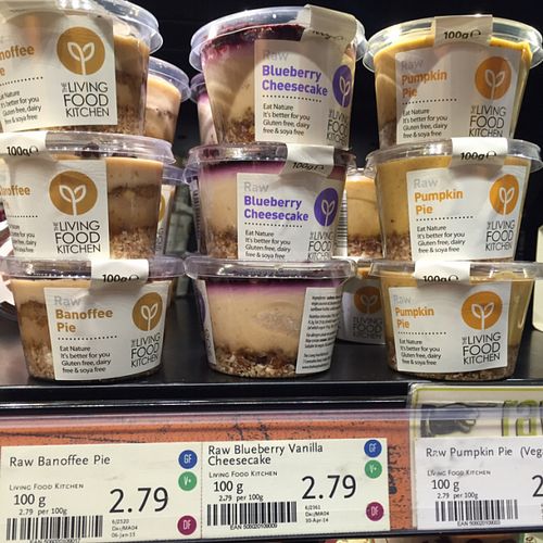 raw desserts at Whole Foods Market - Piccadilly in London