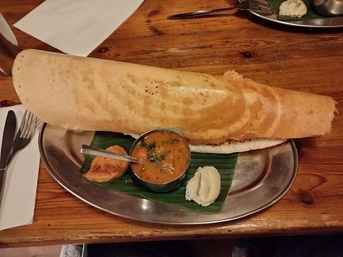 Plain dosa. at Diwana Bhel Poori House in North West London