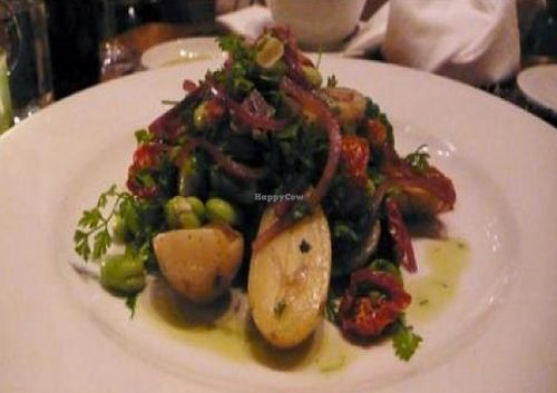 excellent new potato appetizer from the gate. at The Gate - Hammersmith in West London