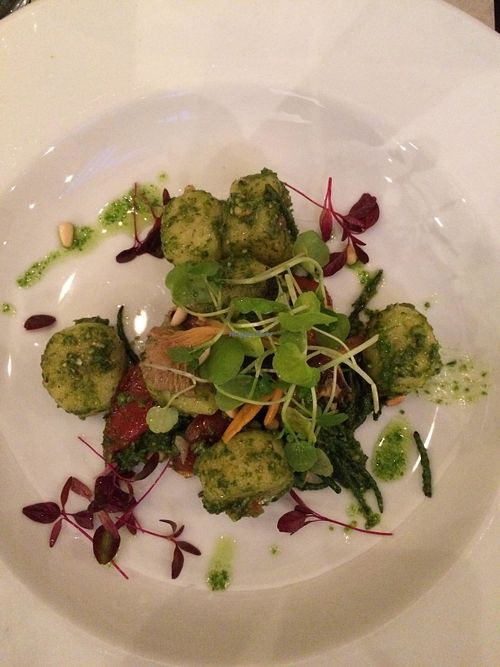 Gnocchi with Pesto at The Gate - Hammersmith in West London