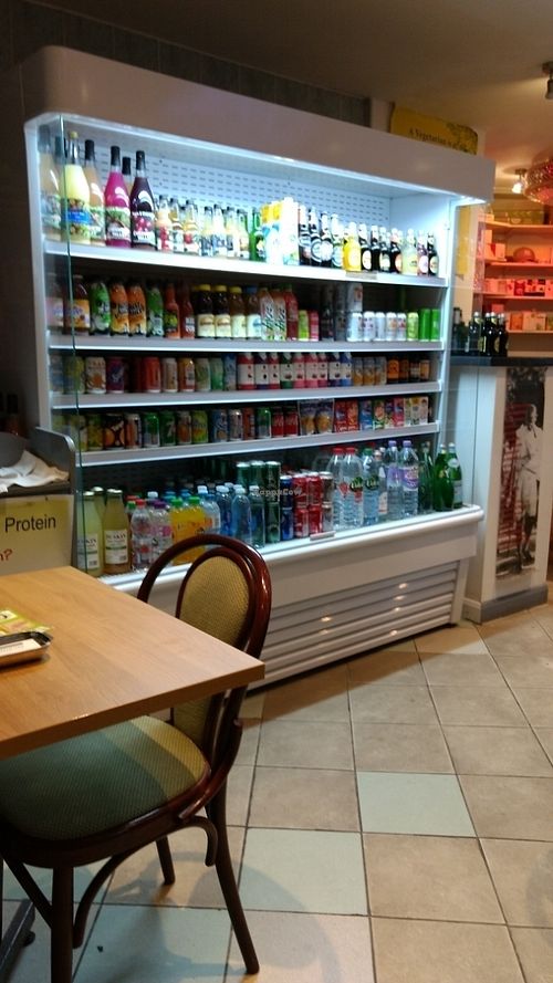 drinks at Indian Veg Bhelpoori House in North London