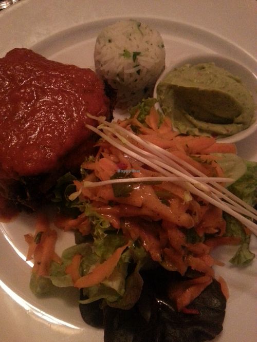 Enchilada lasagne at Manna London Restaurant - Maybe closed in North West London