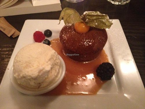 sticky toffee pudding at Manna London Restaurant - Maybe closed in North West London