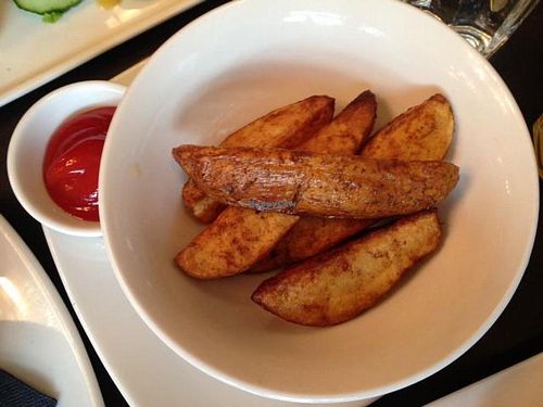 side of fries  at Manna London Restaurant - Maybe closed in North West London