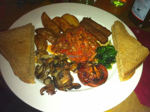 'The Full Vegan' - vegan Full English Breakfast at Fuel in Manchester