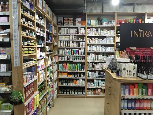 soaps & cremes section in the shop at The 8th Day in Manchester