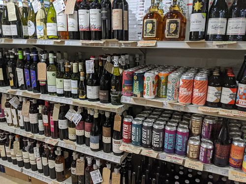 shop: alcoholic beverages at The 8th Day in Manchester