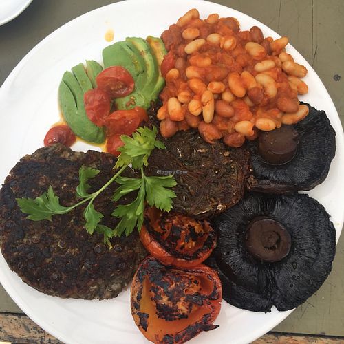 vegan breakfast  at The Zoo in Hull