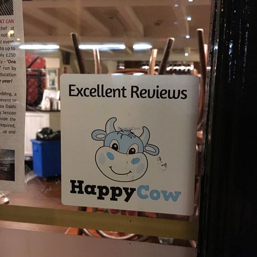 Happy Cow at Hansa's Restaurant in Leeds