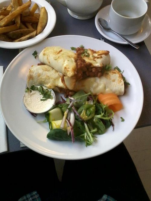 Chilli Burritos at Roots and Fruits in Leeds